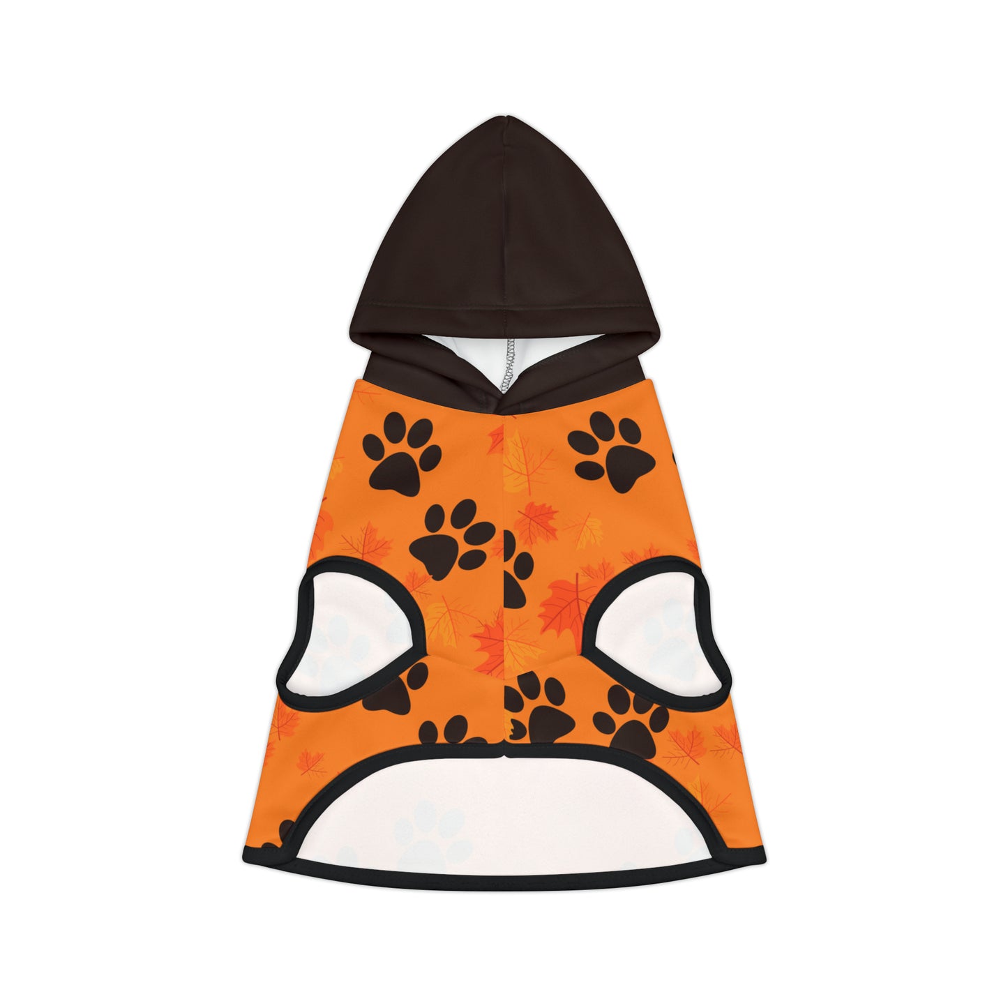 Dog Hoodie - Fall Collection (Light Orange - With Dark Brown Hood)