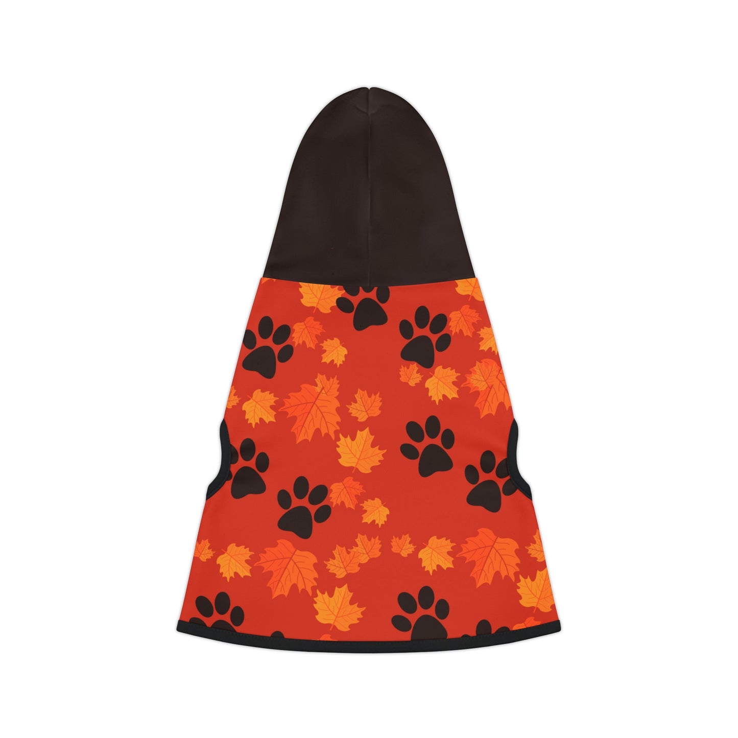 Dog Hoodie - Fall Collection (Dark Orange - With Dark Brown Hood)