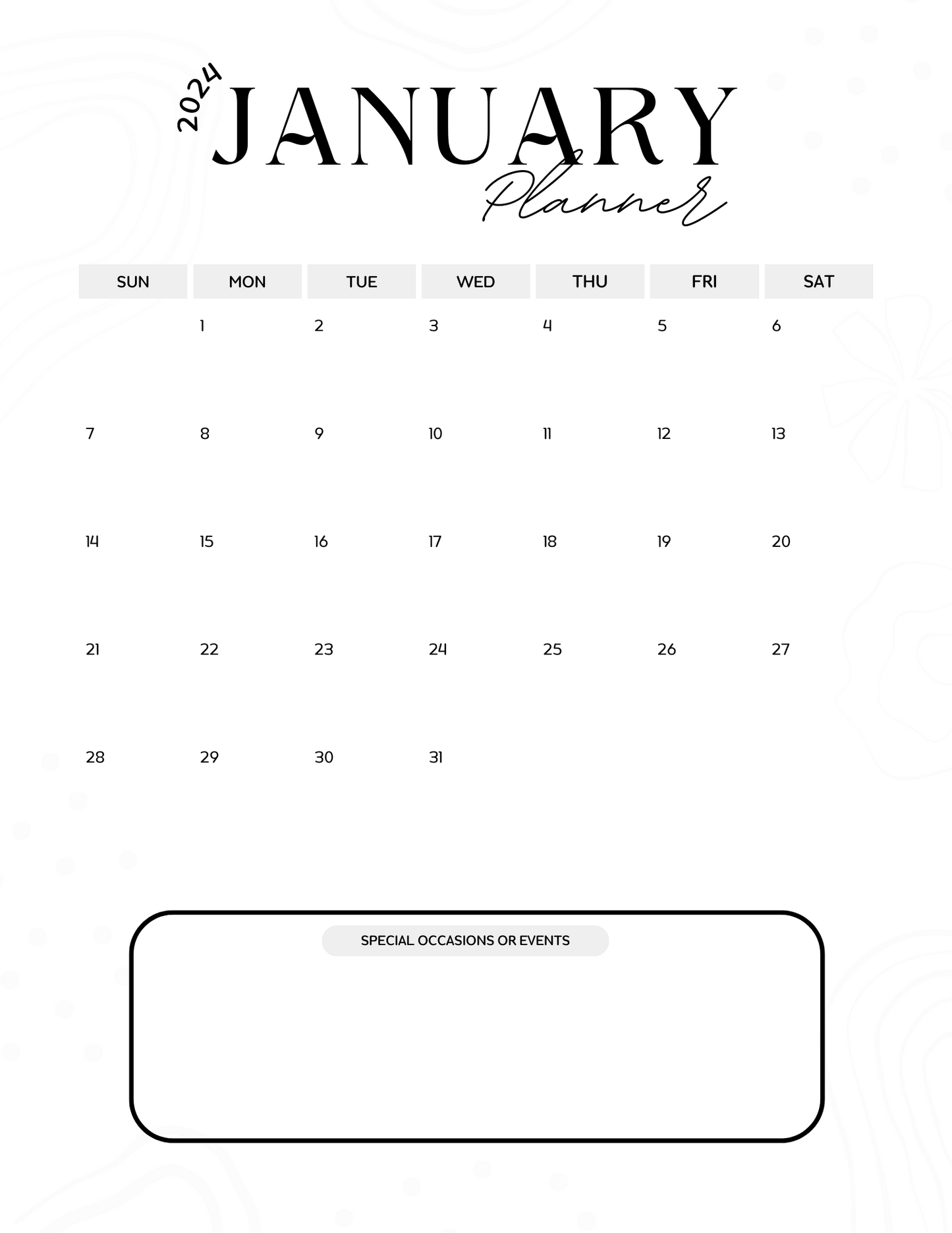 Latina Nurse Healing Hearts (Nurses) 2024 Calendar/Planner (Digital Download)