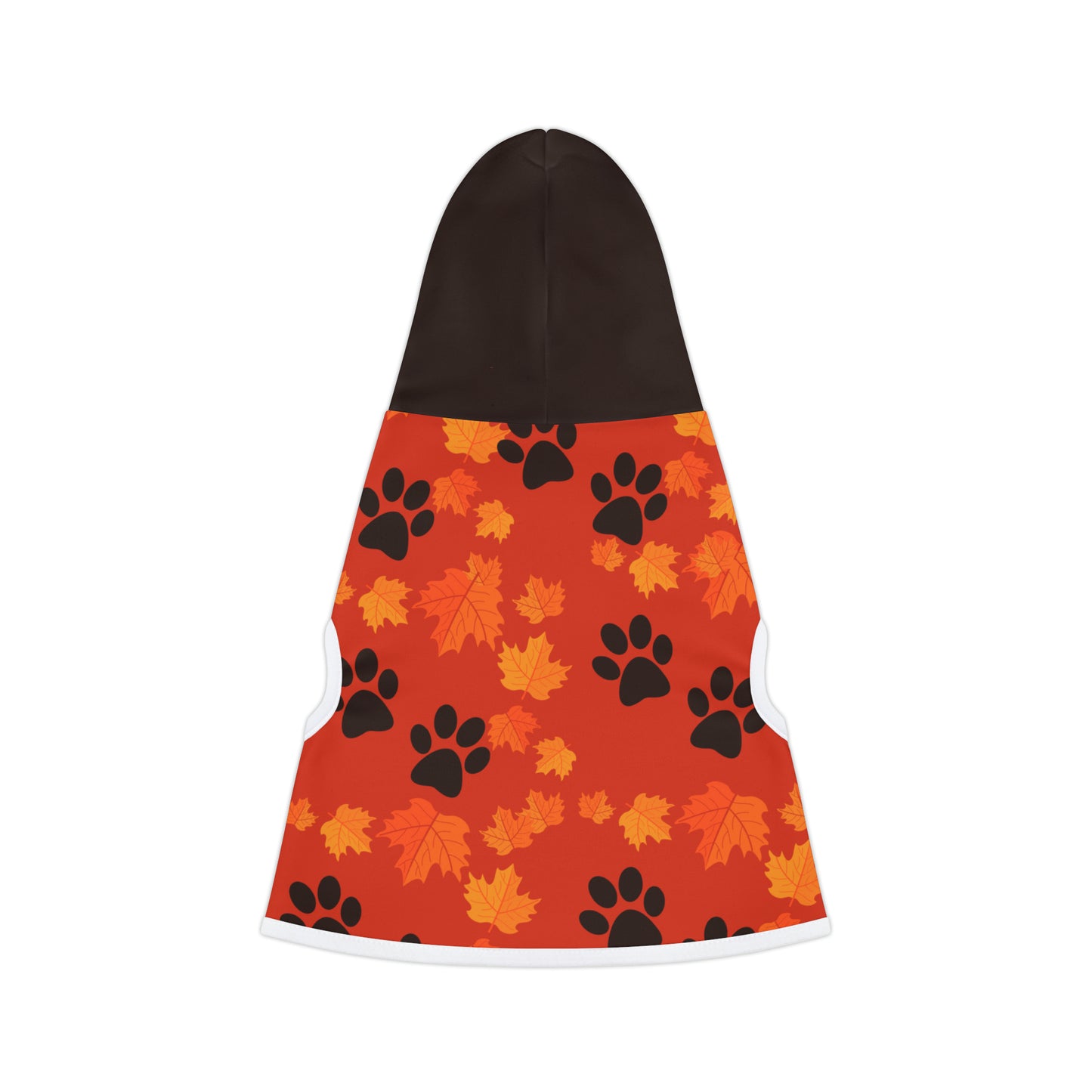 Dog Hoodie - Fall Collection (Dark Orange - With Dark Brown Hood)