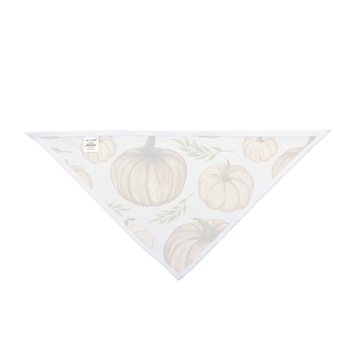 Pet Bandana - (Light Rose Pumpkins)