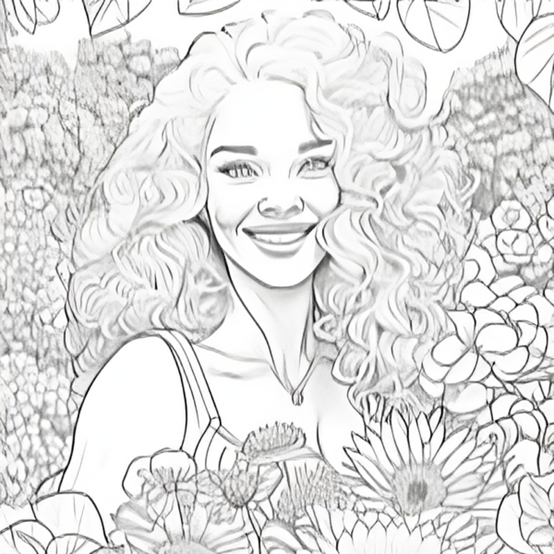 AA Woman 2 Coloring Page
