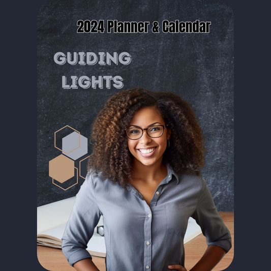AA Woman Guiding Light (Teachers) 2024 Calendar/Planner (Digital Download)