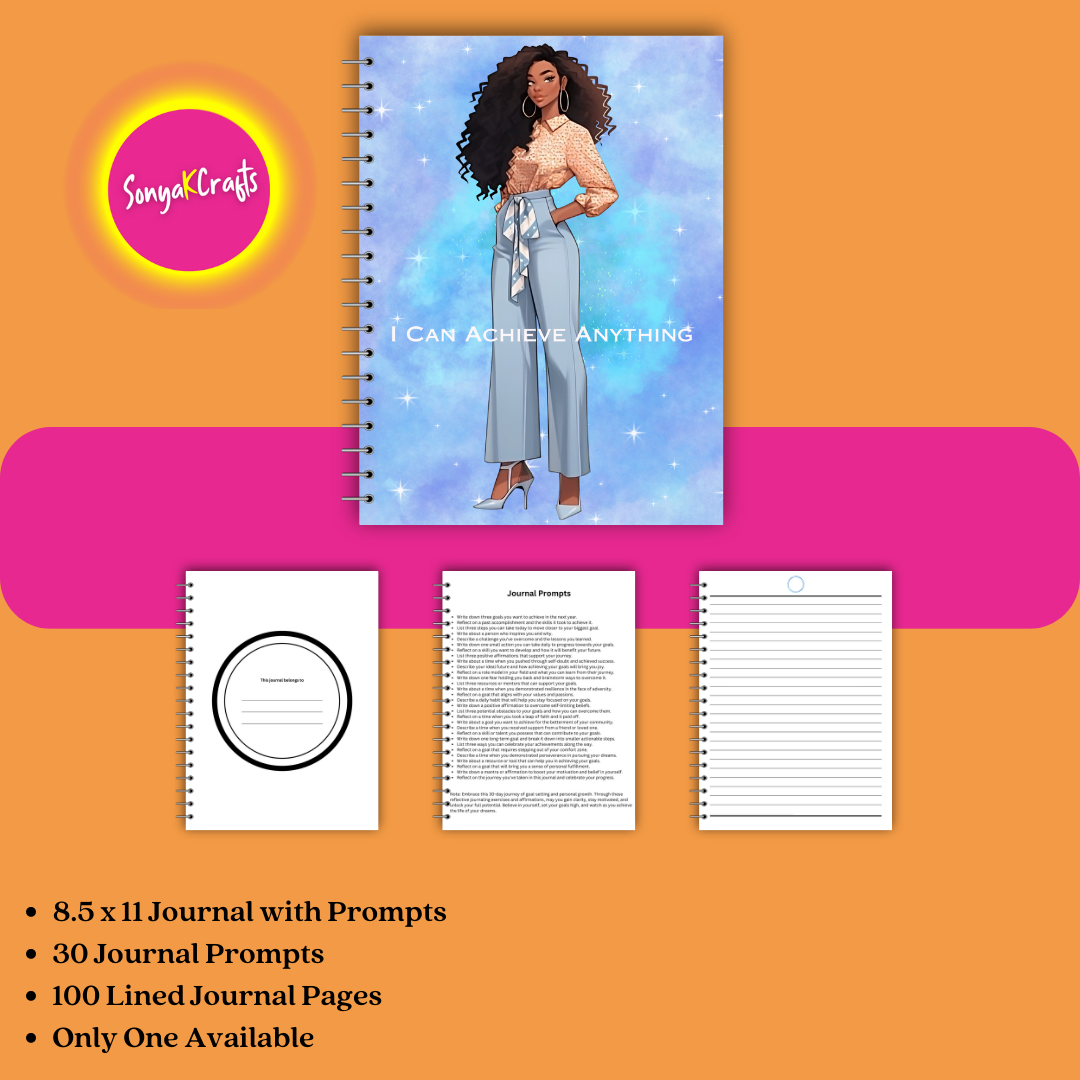 Achieve Your Dreams - A 30-Day Goal-Setting Journal for African-American Women