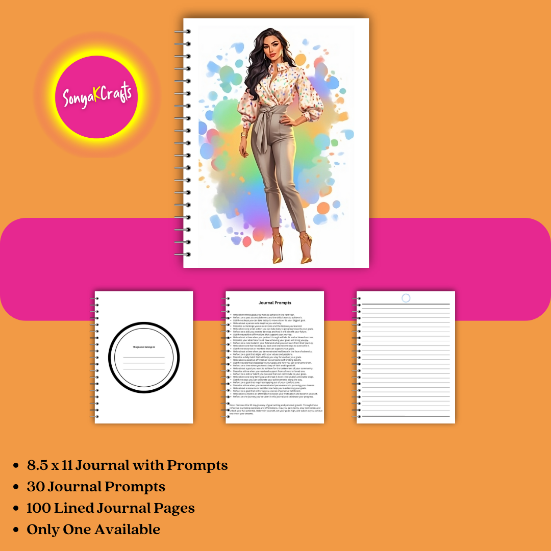 Achieve Your Dreams - A 30-Day Goal-Setting Journal for Latina Women