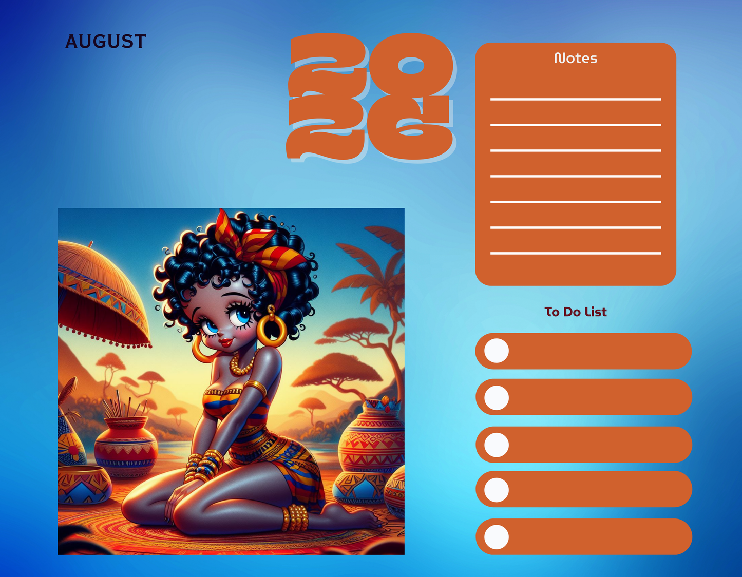 2026 Calendars - Brown Sugar Boop