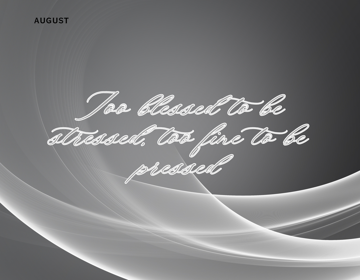 2026 Digital Calendars - Unbothered All Year: 2026 Edition