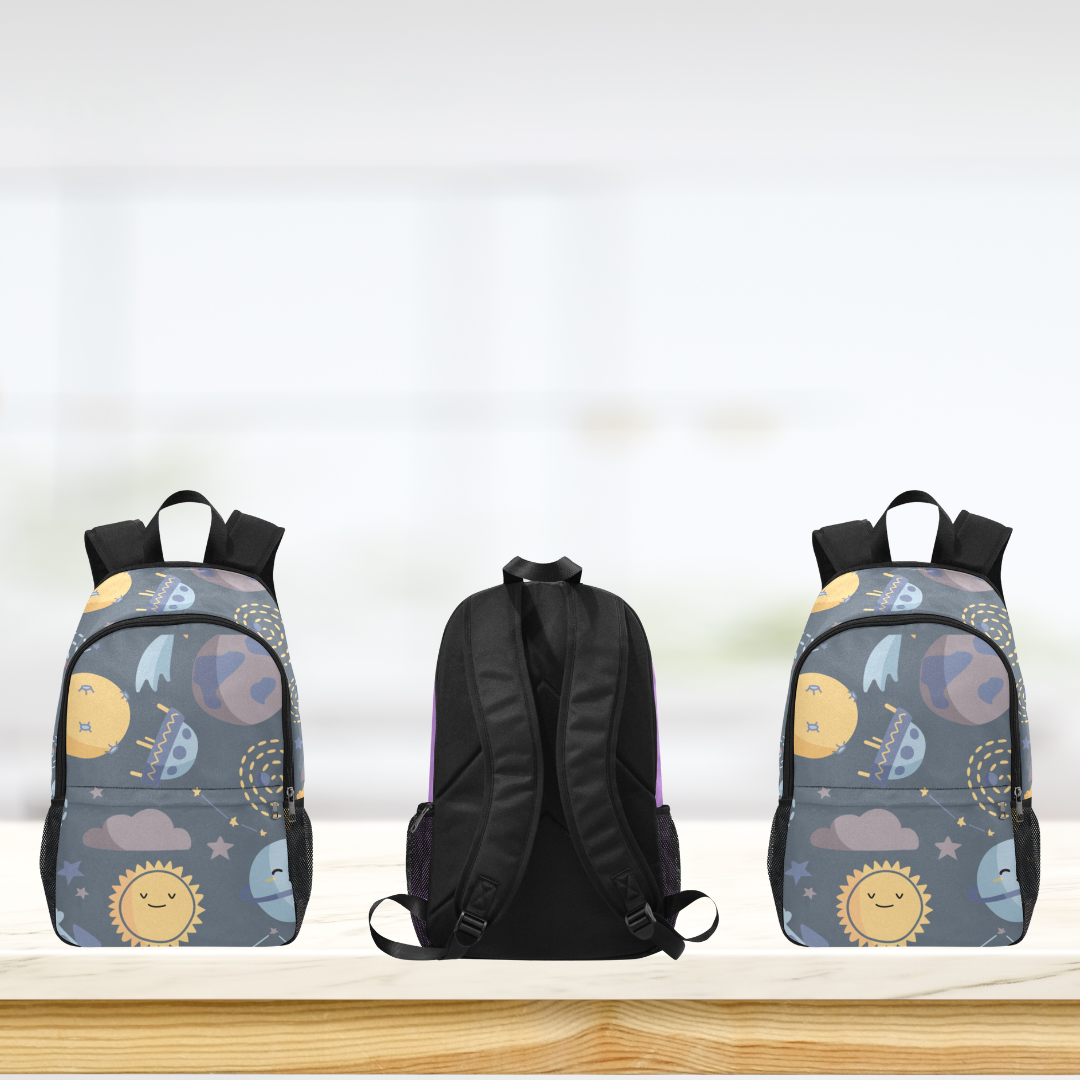Blues (Planets and Sun) Custom-Designed Backpack