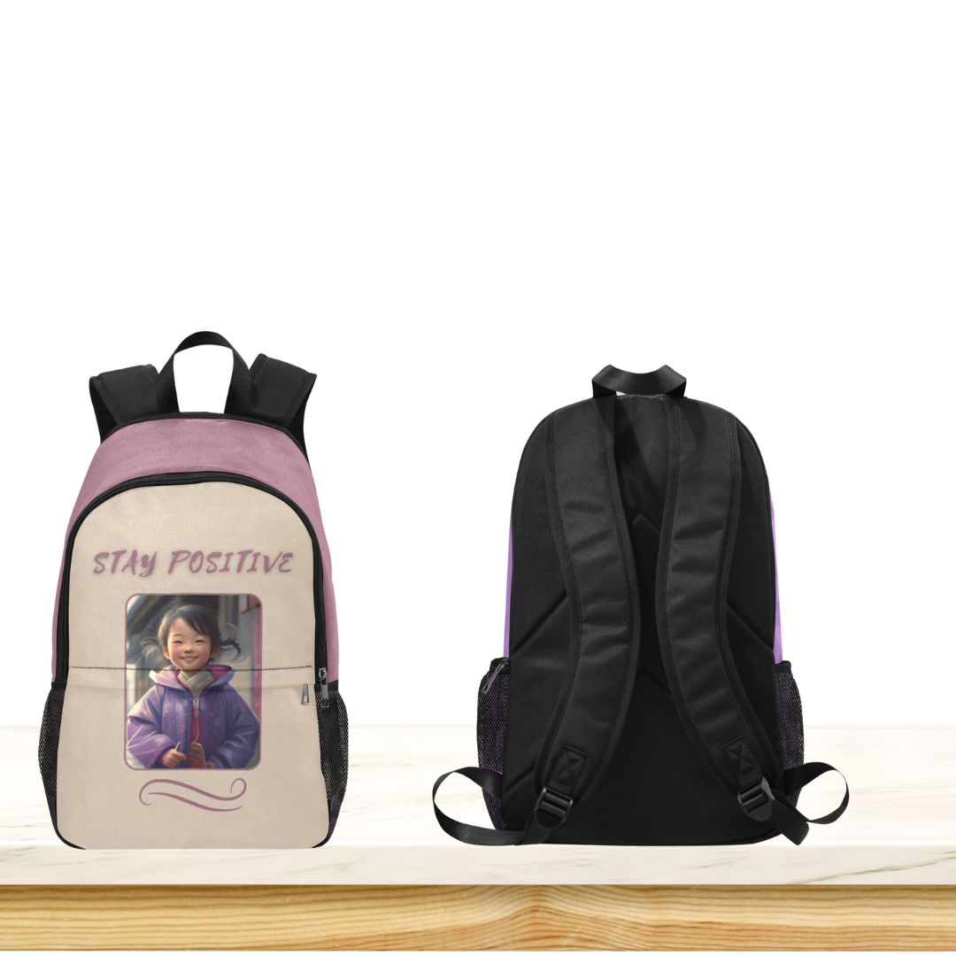 Stay Positive - East Asia Little Cutie Custom-Designed Backpack