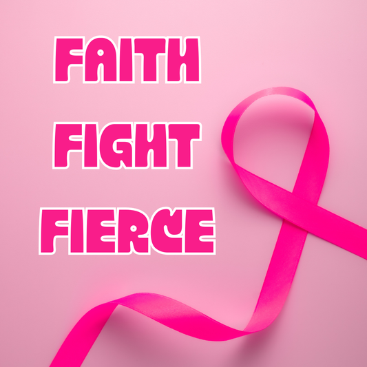 Faith • Fight • Fierce Breast Cancer Awareness Tote
