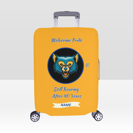 Simeon Wolverines 40th Reunion Luggage Covers –  Gold