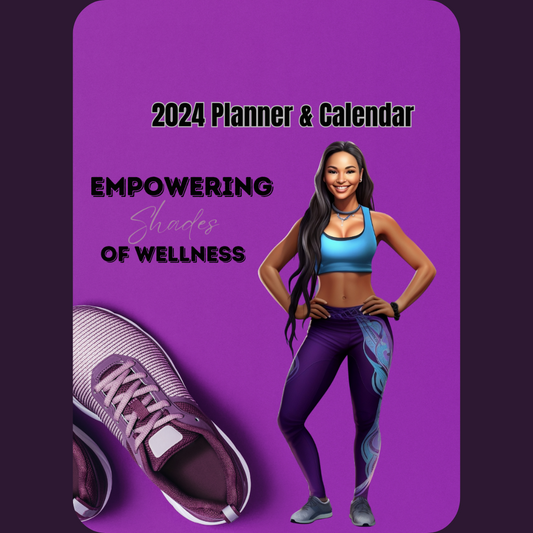 Indigenous Woman Empowering Shades of Wellness 2024 Calendar/Planner (Digital Download)
