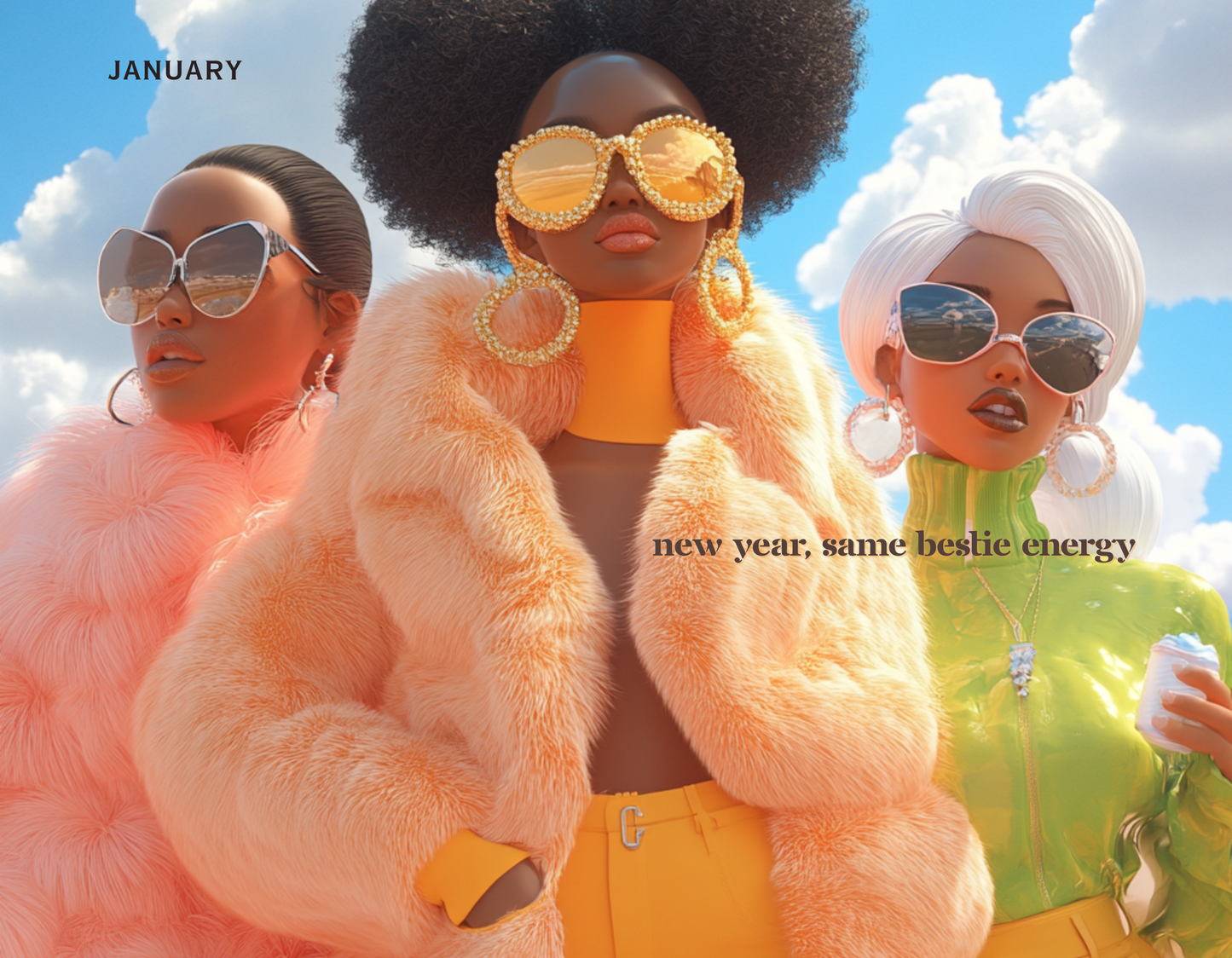 2026 Calendars - Shades of Us: The 2026 Bestie Collection