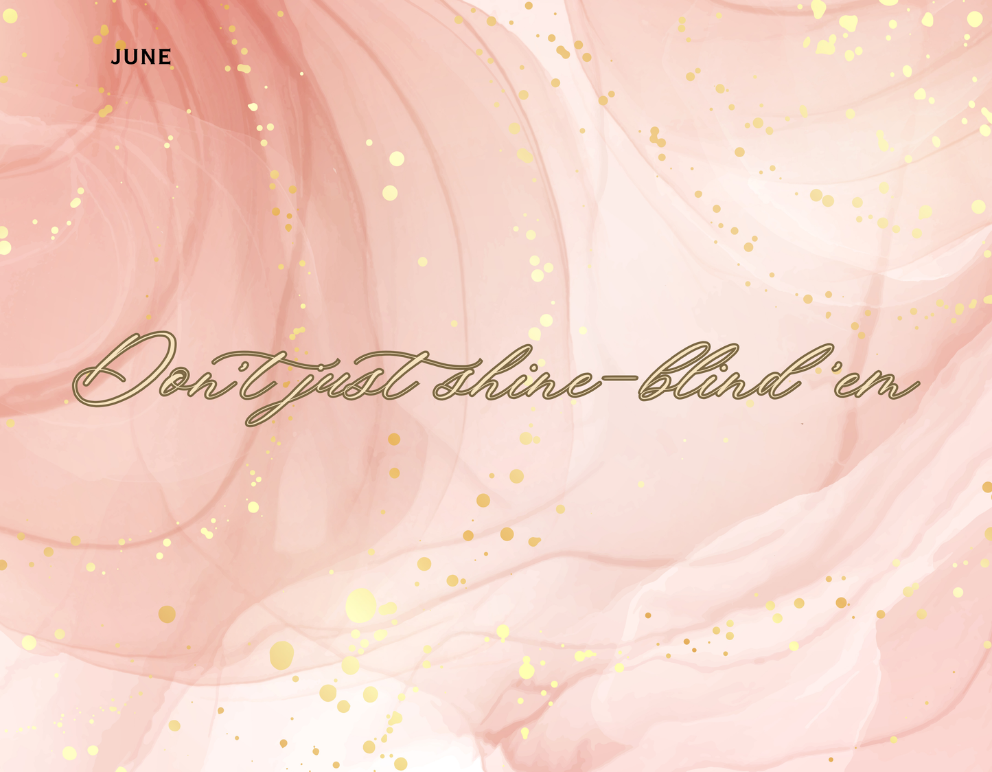 2026 Digital Calendars - Unbothered All Year: 2026 Edition