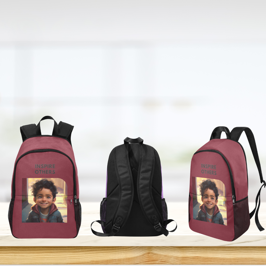 Inspire Others - Latino Little Boy Custom-Designed Backpack