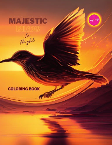 Majestic Birds In Flight Coloring Book