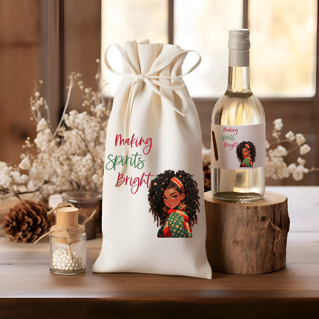 Wine Bag - Full Of Holiday Spirit