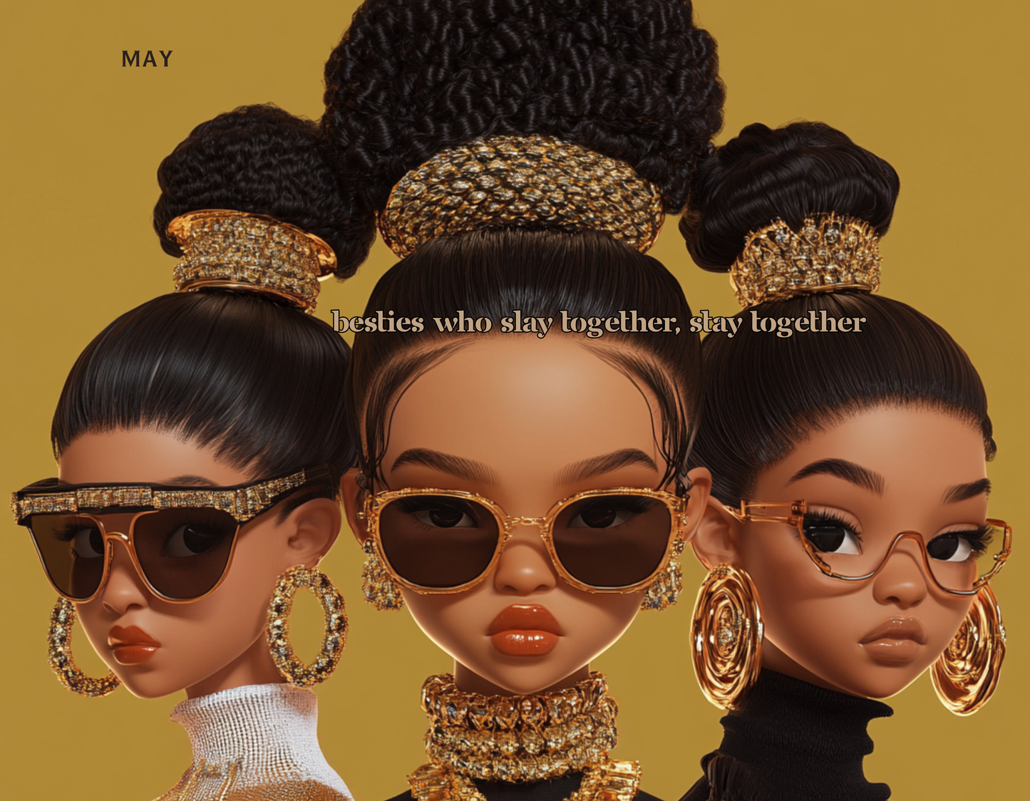 2026 Calendars - Shades of Us: The 2026 Bestie Collection