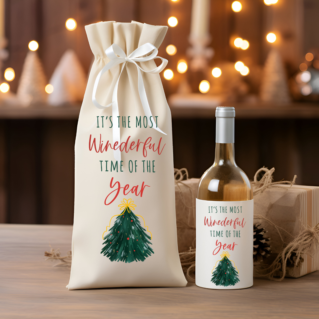 Wine Bag - It's The Most Winderful Time Of The Year