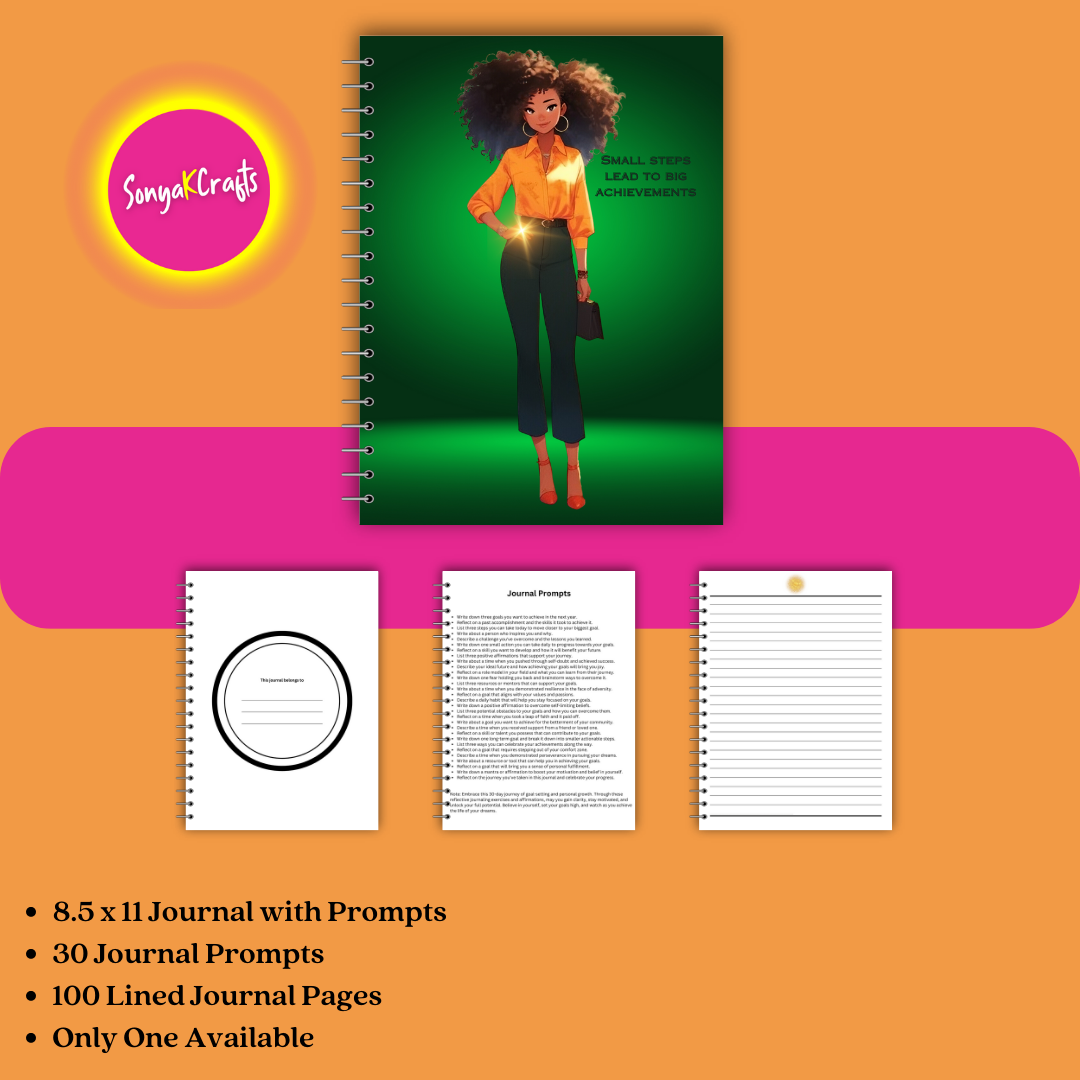 Achieve Your Dreams - A 30-Day Goal-Setting Journal for African-American Women