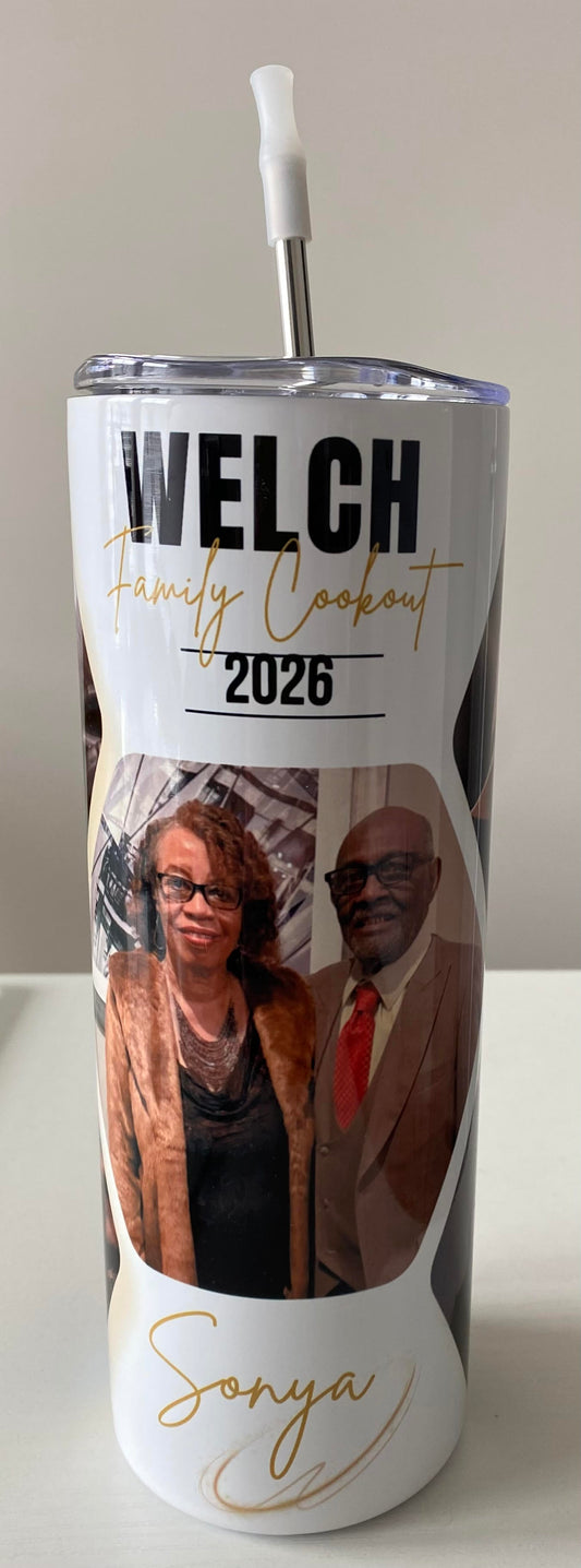 Welch Family Cookout 2026 Keepsake Tumbler