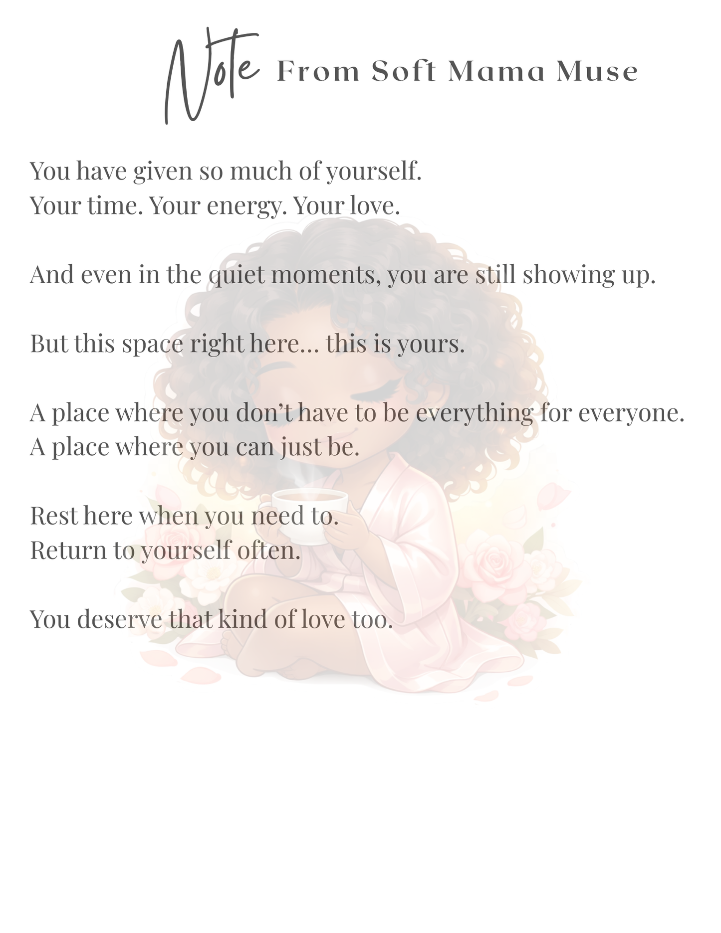 Melanin Muse Mother’s Day Experience Box – Journal, Tumbler & Pen Gift Set