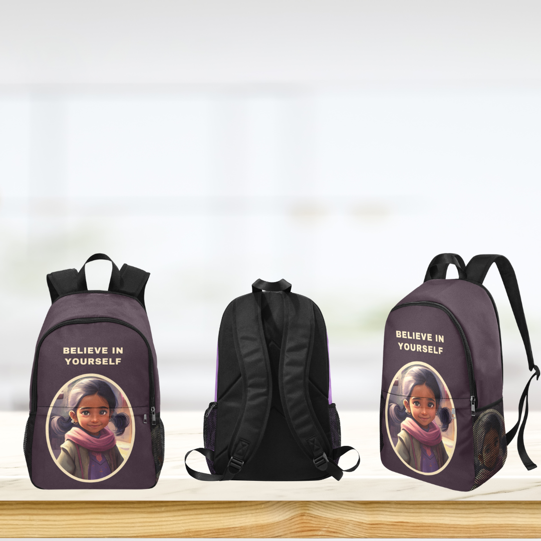 Believe In Yourself - South Asia Little Cutie Custom-Designed Backpack