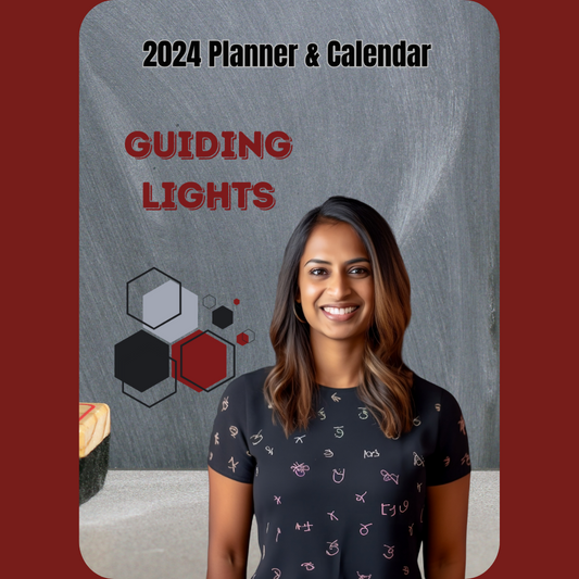 South Asian Woman Guided Lights (Teachers) 2024 Calendar/Planner