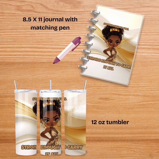 Melanin Muse Mother’s Day Experience Box – Journal, Tumbler & Pen Gift Set