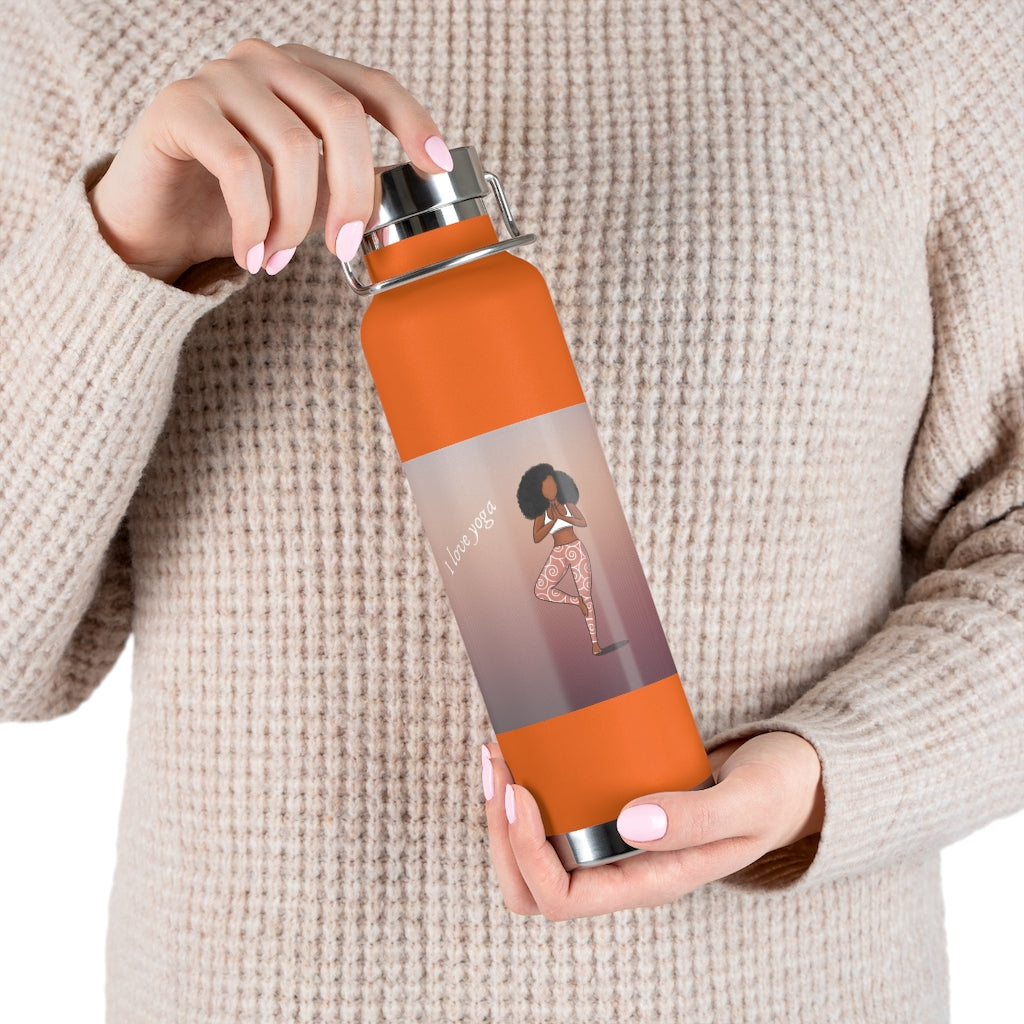 I Love Yoga Vacuum Insulated Bottle