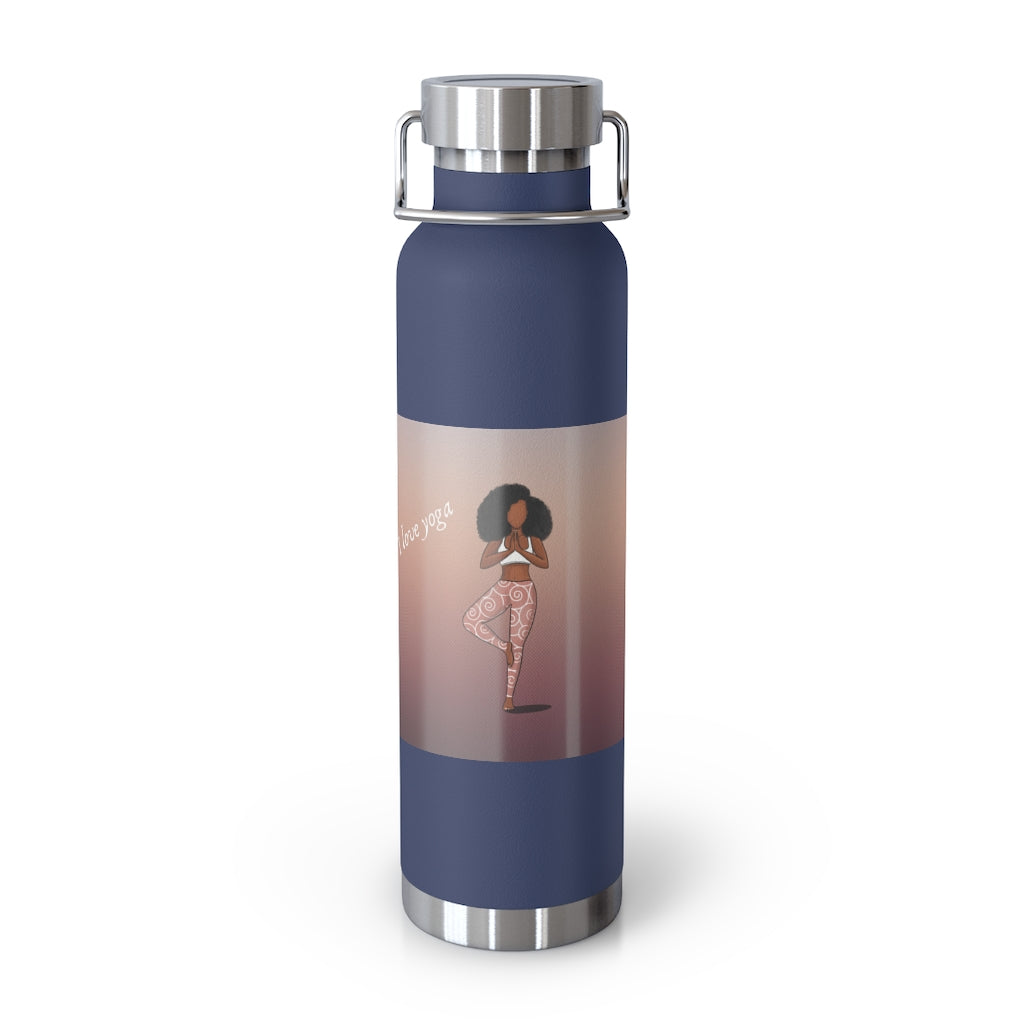 I Love Yoga Vacuum Insulated Bottle