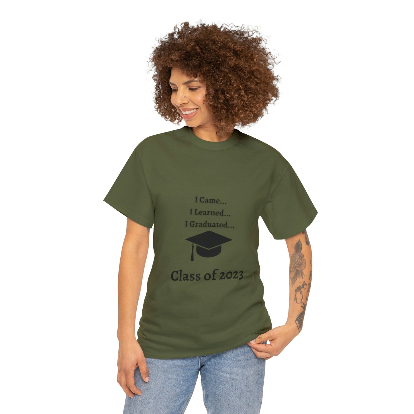 I Came, I Learned, I Graduated T-shirt 2023 Graduation T-shirt