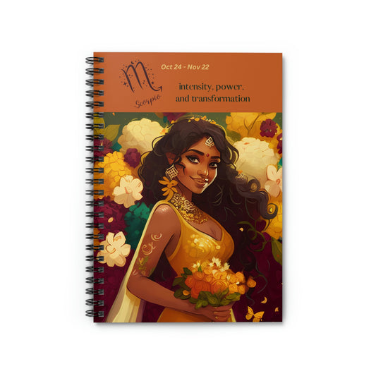 Astrology Collection (Scorpio) - Middle Eastern and Indian Culture Journal - Ruled Line