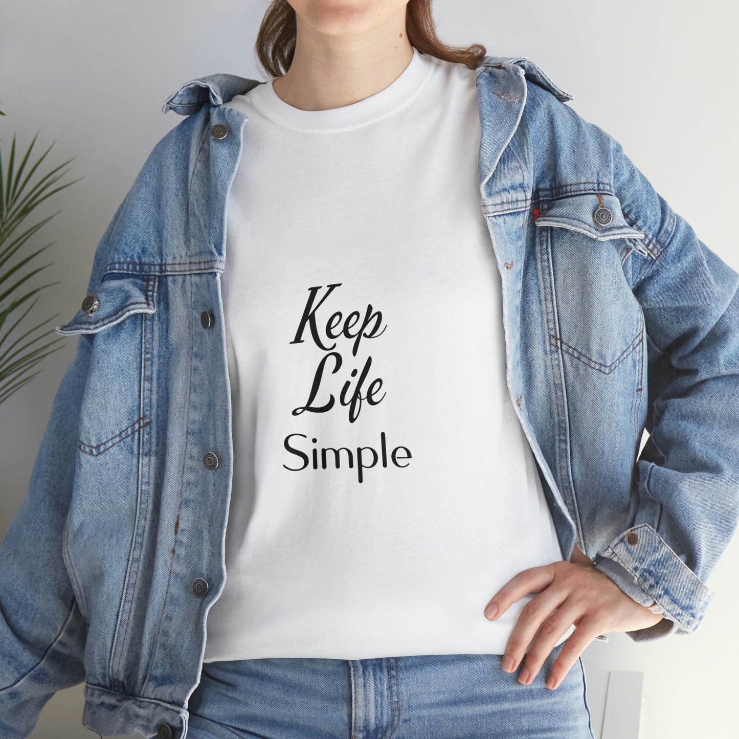Keep Life Simple Unisex Heavy Cotton Tee