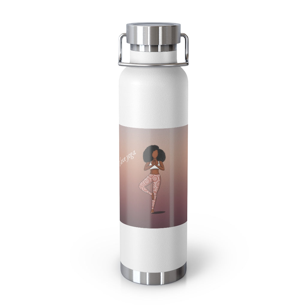 I Love Yoga Vacuum Insulated Bottle