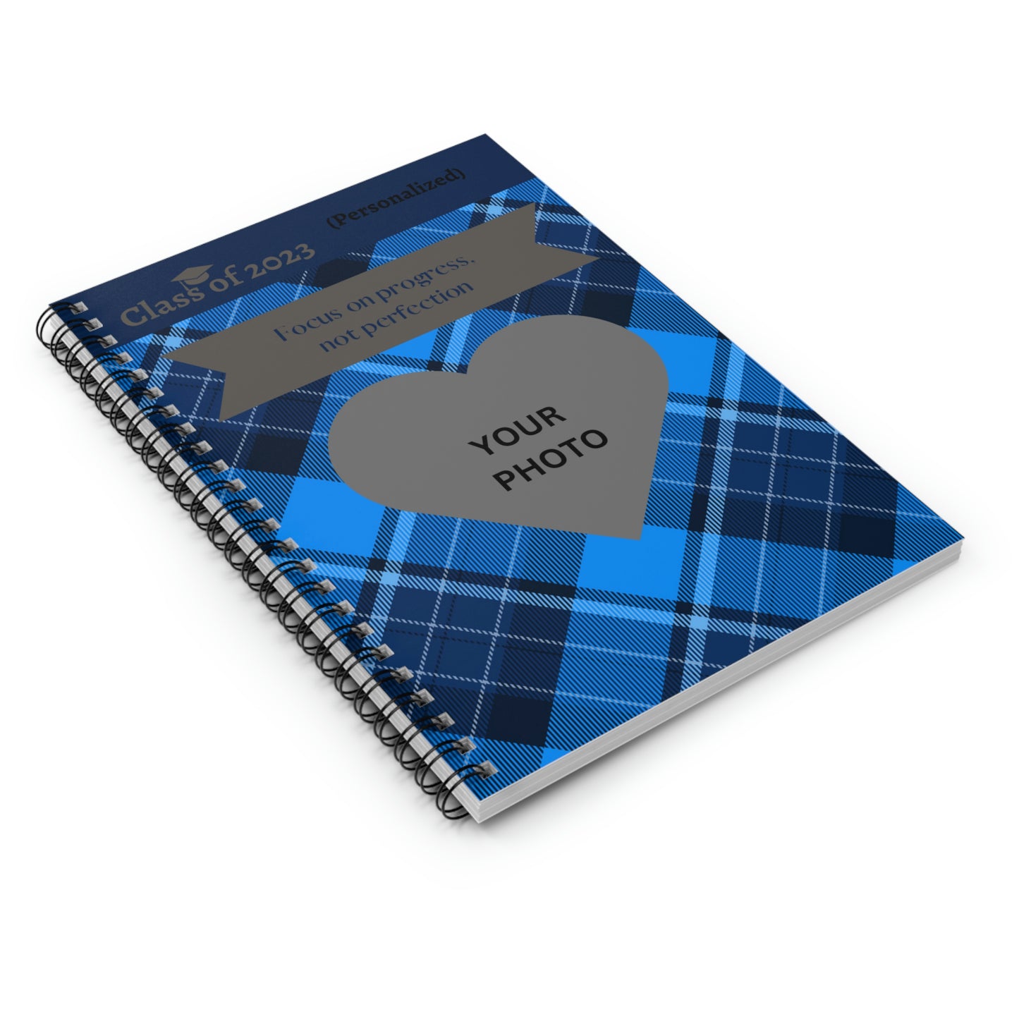 Class of 2023 Graduate Journal - (AA Young Man 1) Ruled Line - (PERSONALIZED)