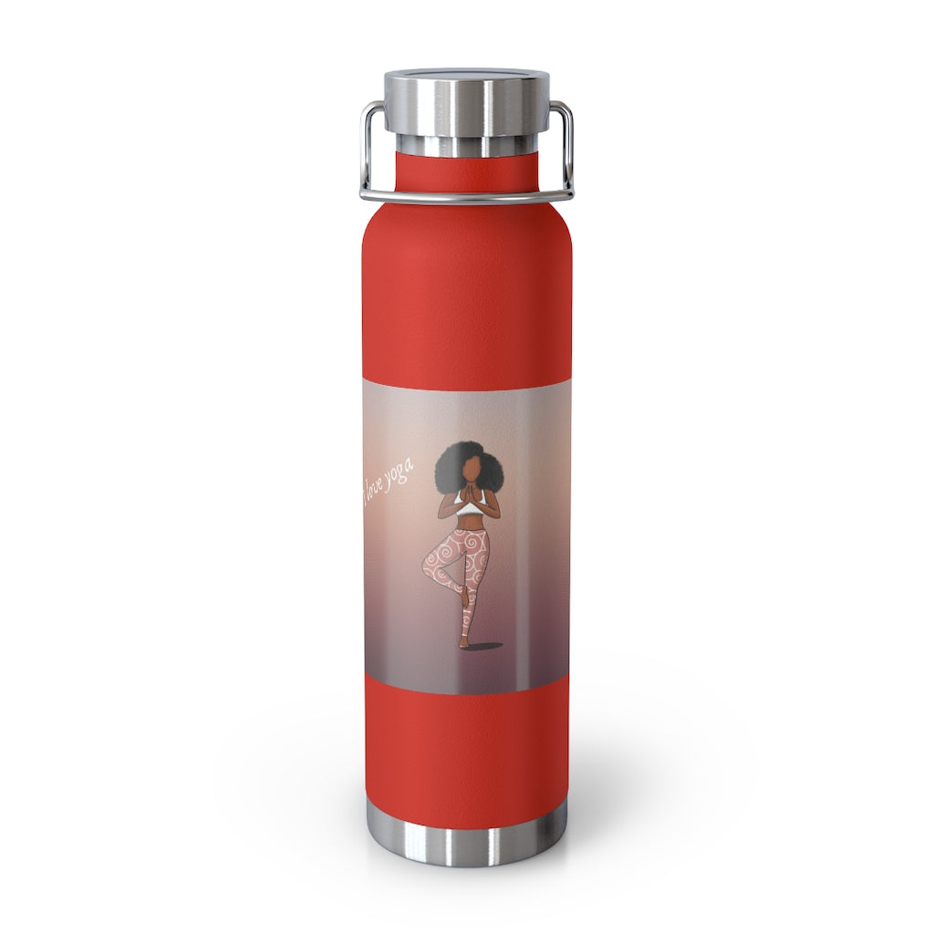 I Love Yoga Vacuum Insulated Bottle