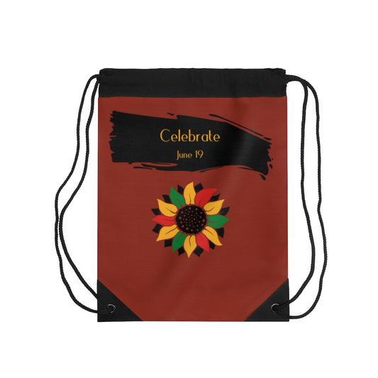 Juneteenth 4 Drawstring Bag