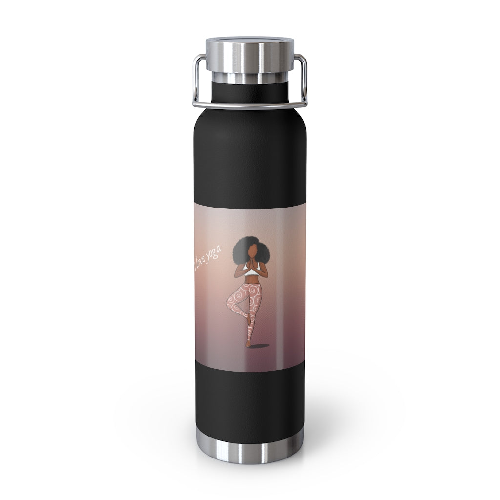 I Love Yoga Vacuum Insulated Bottle