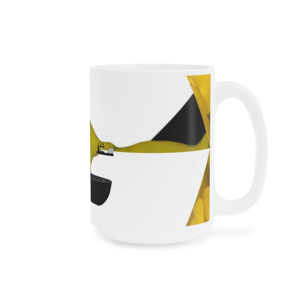 Self-Care (Yellow and Black) Ceramic Mugs (11oz / 15oz)