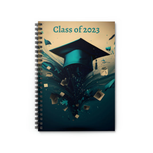 Class of 2023 Graduate Journal - Ruled Line (Cap of Blues)