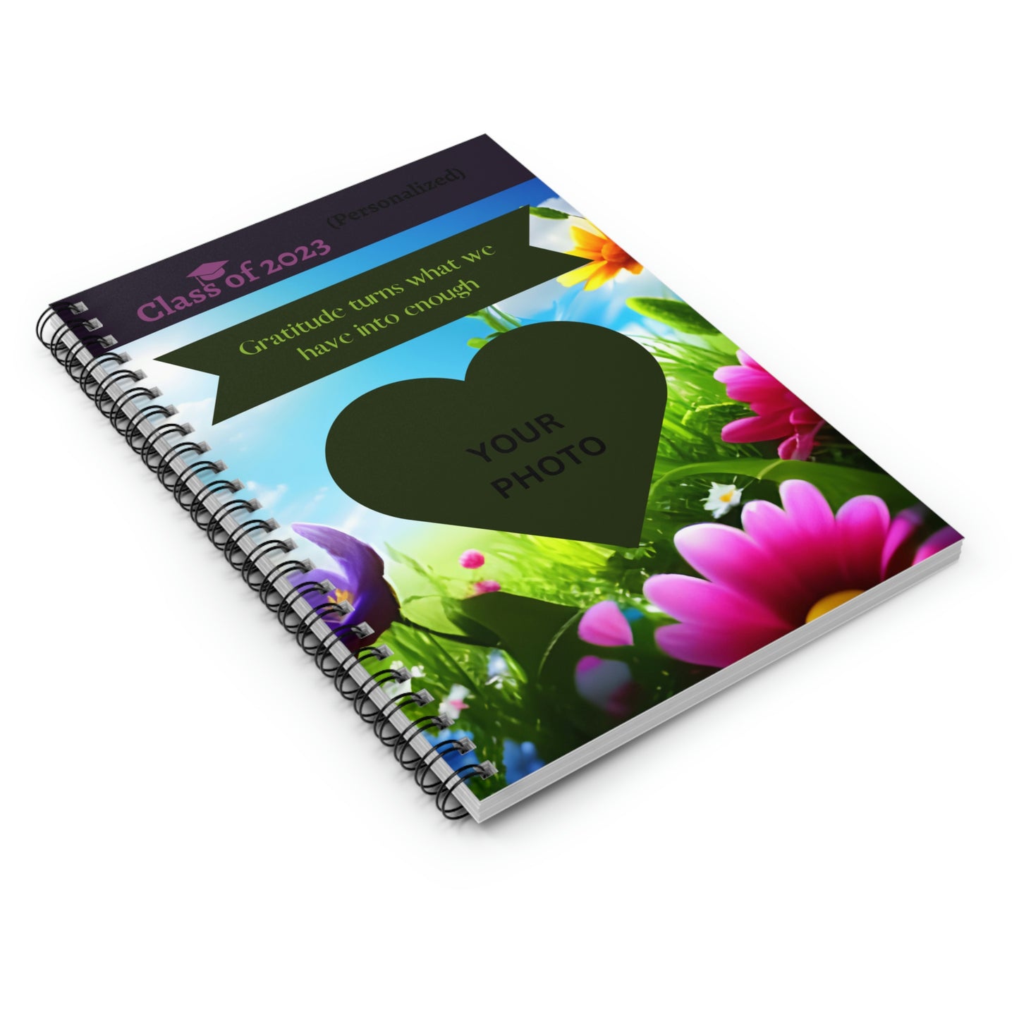 Class of 2023 Graduate Journal - (Latina Young Lady 1) Ruled Line - (PERSONALIZED)