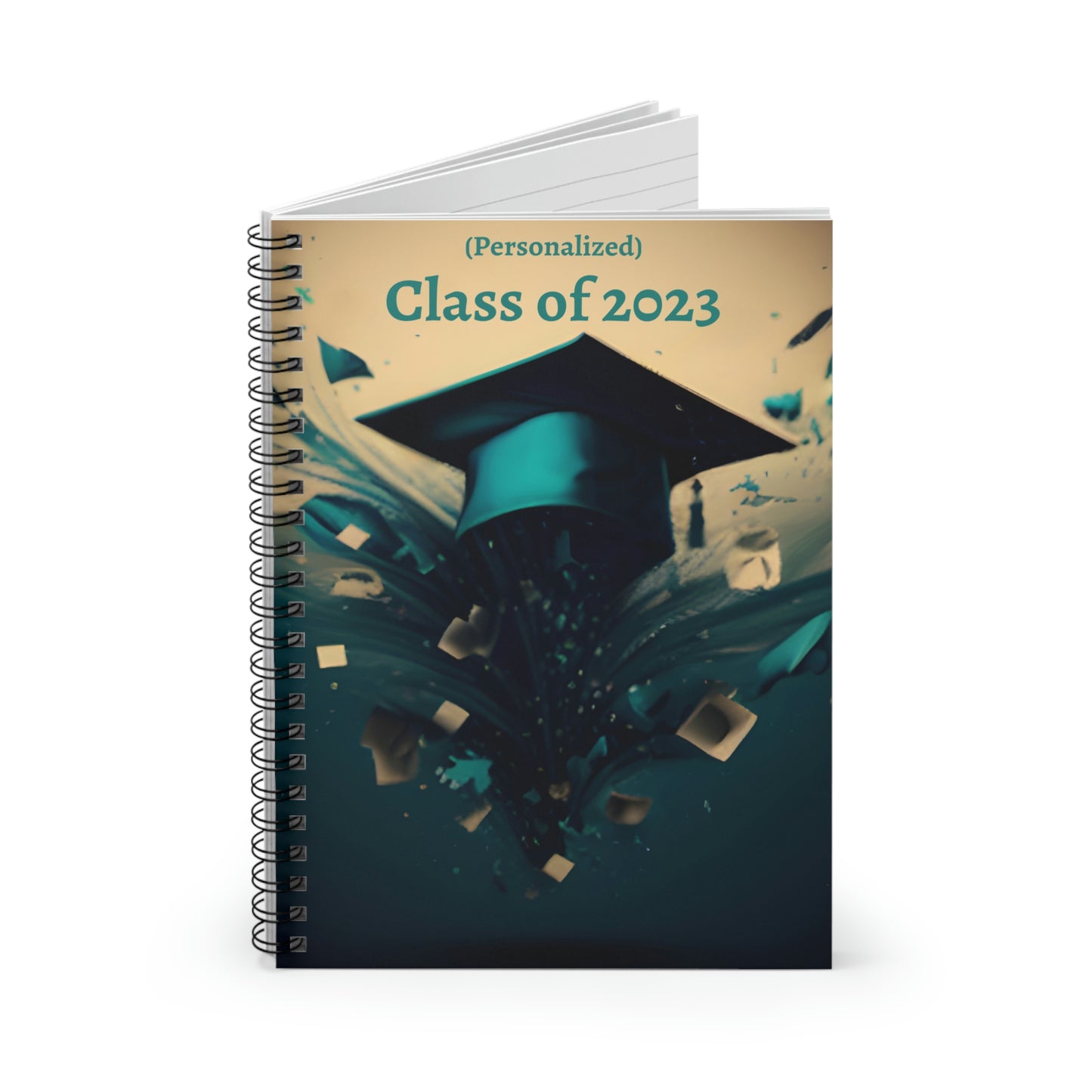 Class of 2023 Graduate Journal - Ruled Line (Cap of Blues) - (PERSONALIZED)