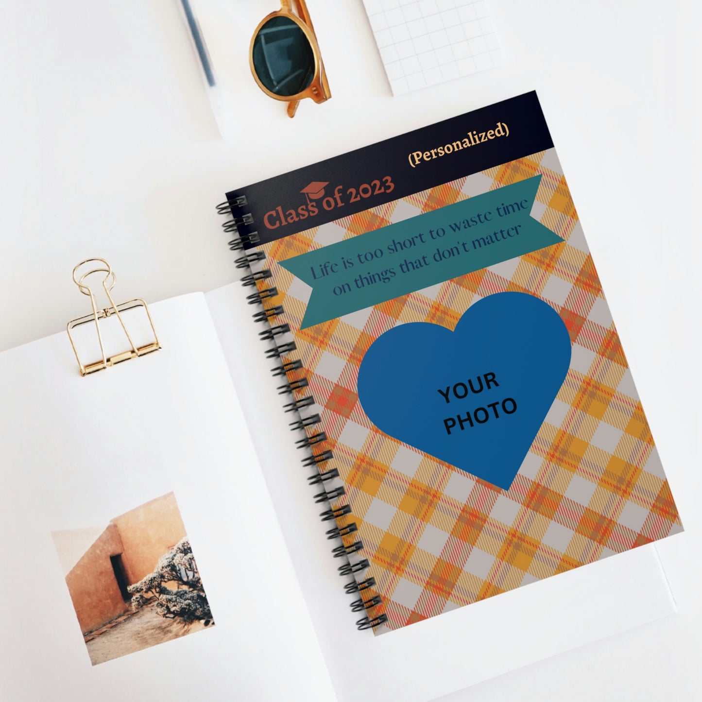 Class of 2023 Graduate Journal - (Latino Young Man 2) Ruled Line - (PERSONALIZED)