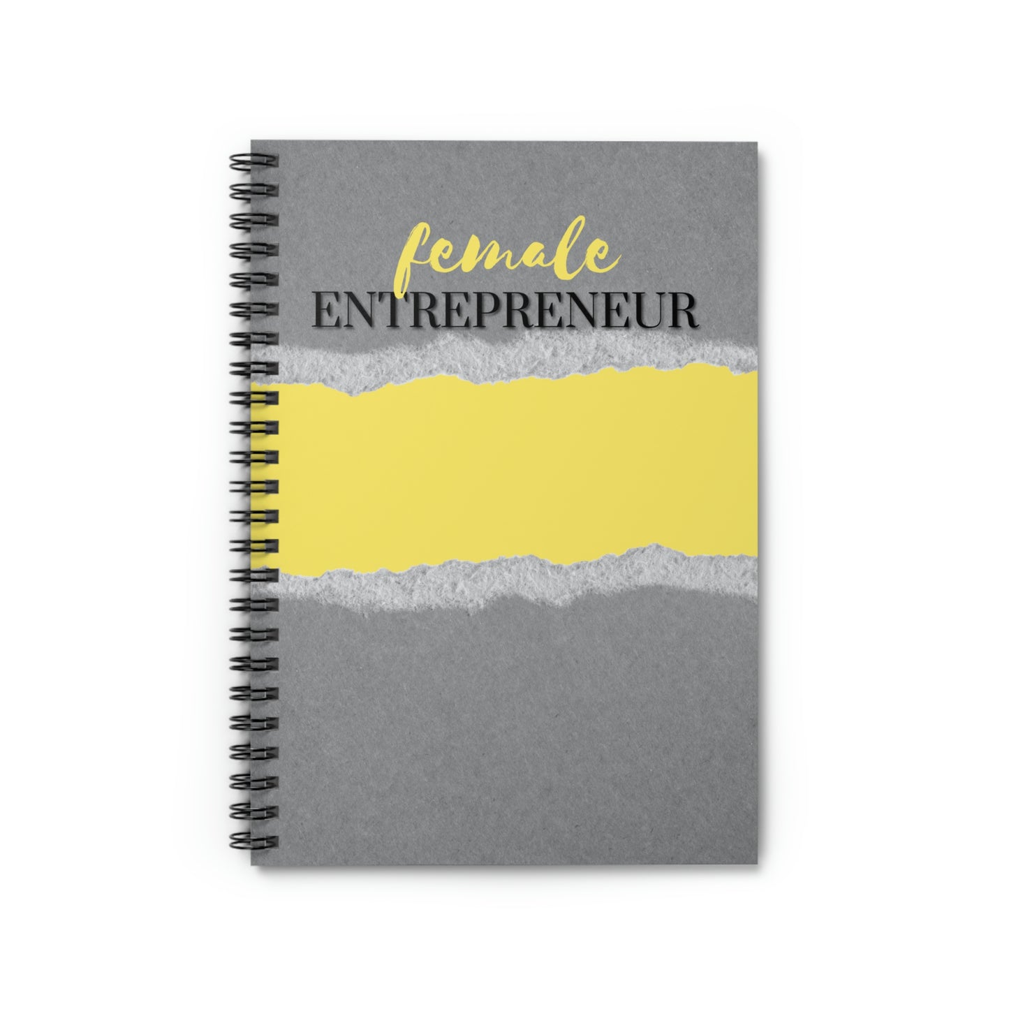 Female Entrepreneur Spiral Notebook - Ruled Line