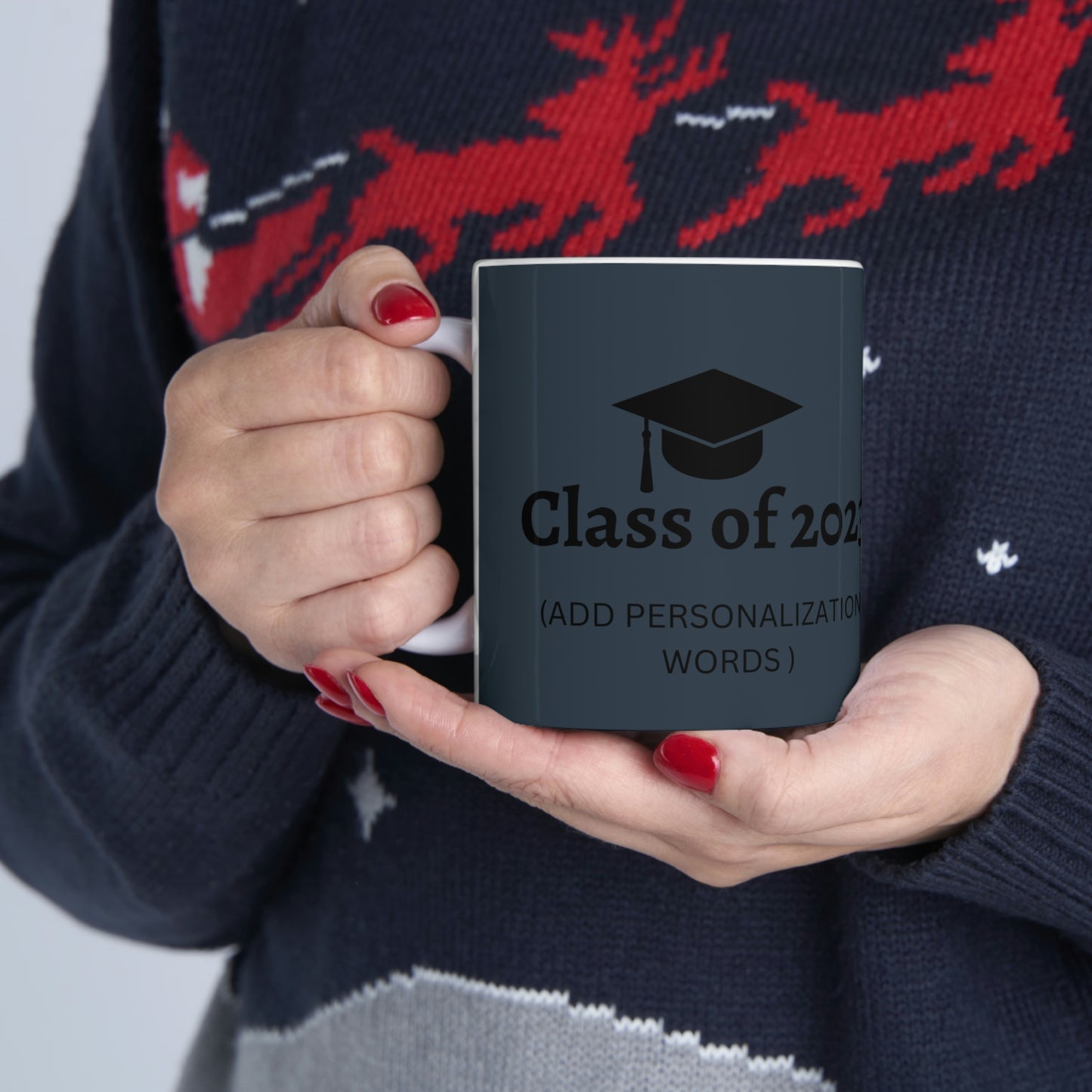 2023 Graduate Ceramic Mug 11oz - 2 (PERSONALIZED)