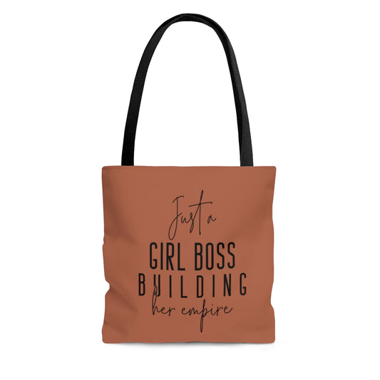 Just A Girl Boss Building Her Empire (Blush) Tote Bag