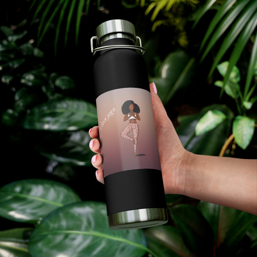 I Love Yoga Vacuum Insulated Bottle