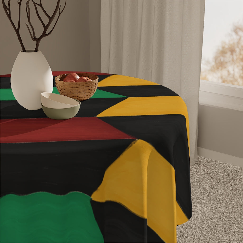 Kwanzaa Table Cloth (red/green/black/gold)