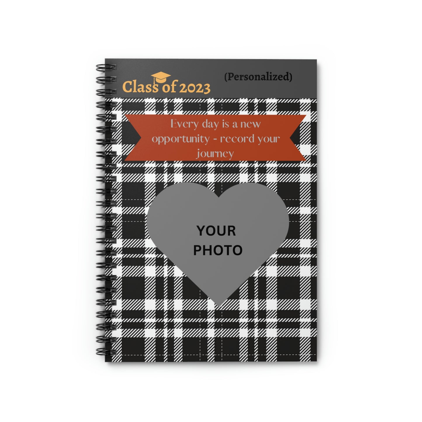 Class of 2023 Graduate Journal - (Indian Young Man 2) Ruled Line - (PERSONALIZED)